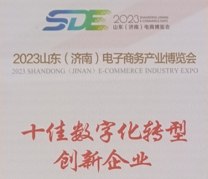 雷火电竞荣获2023年山东（济南）电子商务产业博览会“十佳数字化转型创新企业”